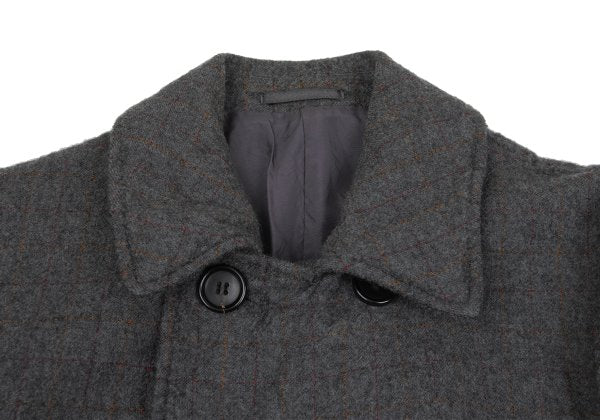 COMME des GARCONS HOMME Shrunken Wool Coat Gray Size M