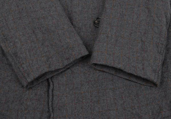 COMME des GARCONS HOMME Shrunken Wool Coat Gray Size M