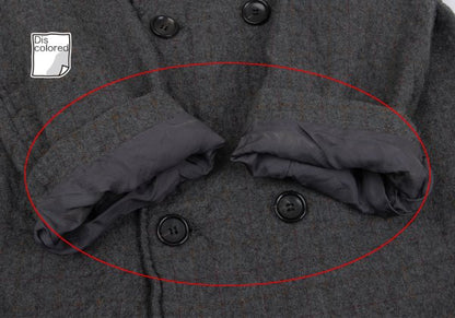 COMME des GARCONS HOMME Shrunken Wool Coat Gray Size M