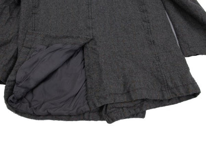 COMME des GARCONS HOMME Shrunken Wool Coat Gray Size M