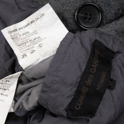 COMME des GARCONS HOMME Shrunken Wool Coat Gray Size M
