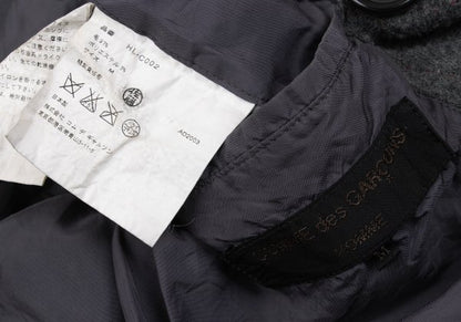 COMME des GARCONS HOMME Shrunken Wool Coat Gray Size M