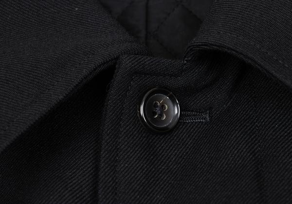 COMME des GARCONS HOMME Quilted Lining Padded Black Jacket Size M