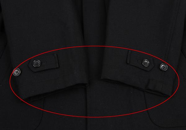 COMME des GARCONS HOMME Quilted Lining Padded Black Jacket Size M