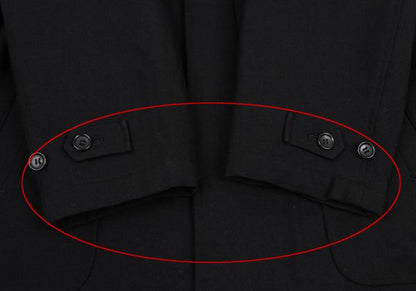 COMME des GARCONS HOMME Quilted Lining Padded Black Jacket Size M