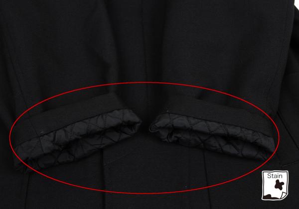 COMME des GARCONS HOMME Quilted Lining Padded Black Jacket Size M