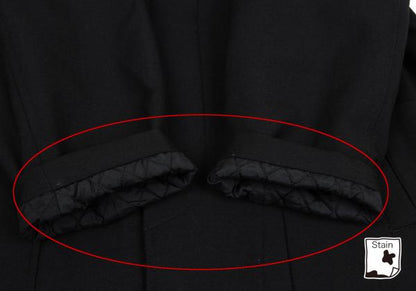 COMME des GARCONS HOMME Quilted Lining Padded Black Jacket Size M