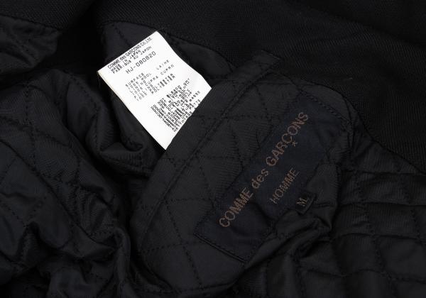 COMME des GARCONS HOMME Quilted Lining Padded Black Jacket Size M