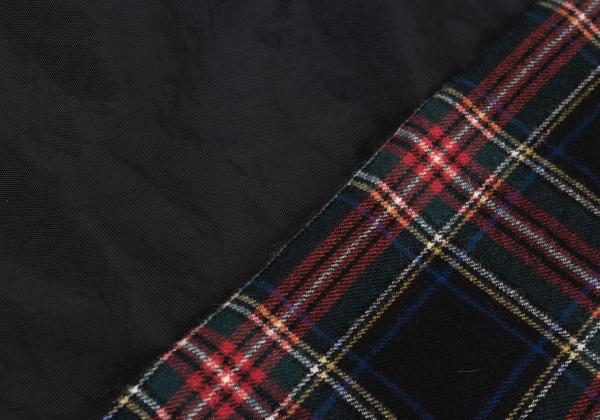 COMME des GARCONS HOMME Black Multi Tartan Check Scarf