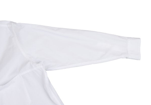 Y's BANG ON Cotton Stand Collar Shirt White Size 2