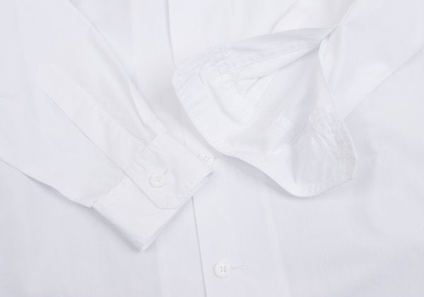 Y's BANG ON Cotton Stand Collar Shirt White Size 2