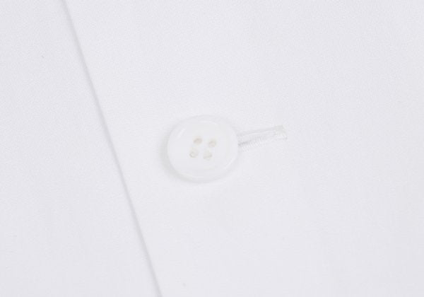 Y's BANG ON Cotton Stand Collar Shirt White Size 2