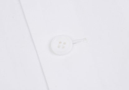 Y's BANG ON Cotton Stand Collar Shirt White Size 2