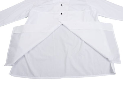 Y's BANG ON Cotton Stand Collar Shirt White Size 2