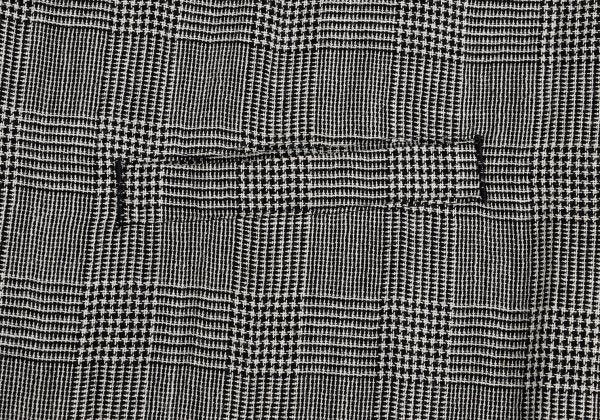 CDG HOMME Glen Check Wool Pullover Vest Gray Size M