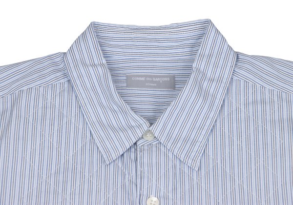 COMME des GARCONS HOMME Diamond Quilted Shirt Blue Size M