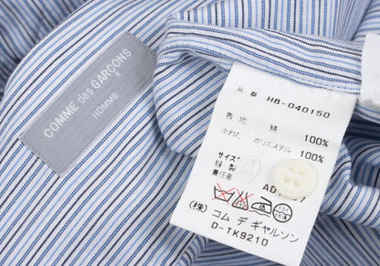 COMME des GARCONS HOMME Diamond Quilted Shirt Blue Size M
