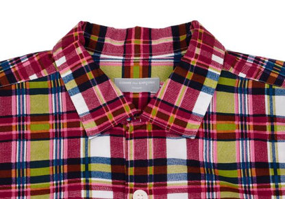 COMME des GARCONS HOMME Overcheck Print Shirt Multi Size M