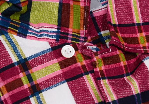 COMME des GARCONS HOMME Overcheck Print Shirt Multi Size M