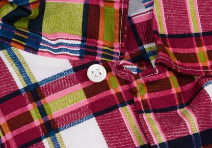 COMME des GARCONS HOMME Overcheck Print Shirt Multi Size M
