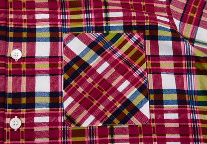 COMME des GARCONS HOMME Overcheck Print Shirt Multi Size M