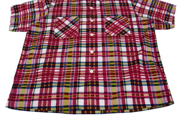 COMME des GARCONS HOMME Overcheck Print Shirt Multi Size M
