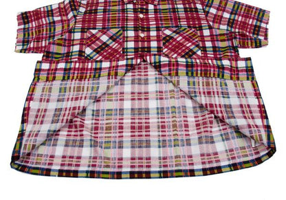 COMME des GARCONS HOMME Overcheck Print Shirt Multi Size M