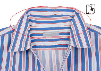 COMME des GARCONS HOMME Stripe Open Shirt Multi Size M