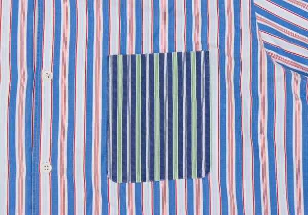 COMME des GARCONS HOMME Stripe Open Shirt Multi Size M