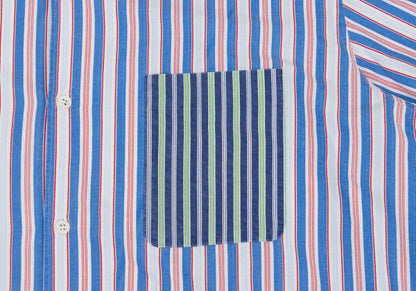 COMME des GARCONS HOMME Stripe Open Shirt Multi Size M