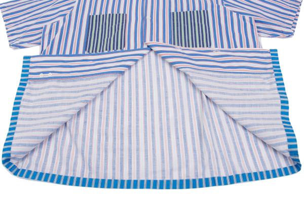 COMME des GARCONS HOMME Stripe Open Shirt Multi Size M