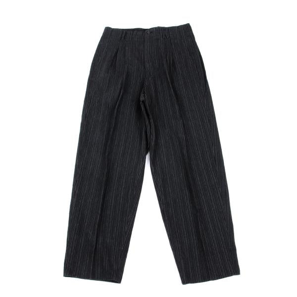 COMME des GARCONS HOMME Cotton Stripe Pants Charcoal Size M