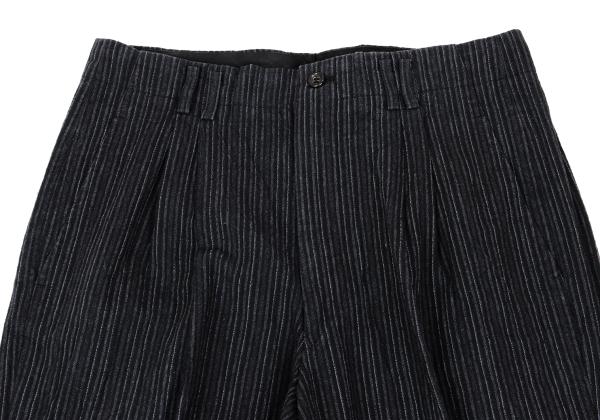 COMME des GARCONS HOMME Cotton Stripe Pants Charcoal Size M