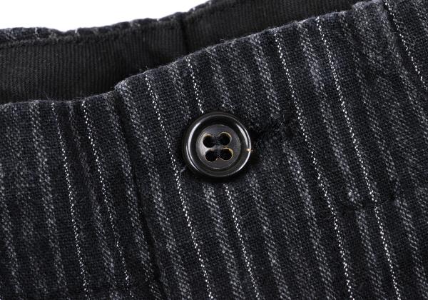 COMME des GARCONS HOMME Cotton Stripe Pants Charcoal Size M