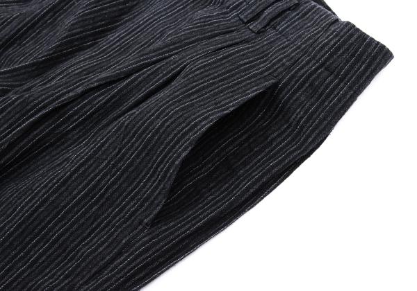 COMME des GARCONS HOMME Cotton Stripe Pants Charcoal Size M