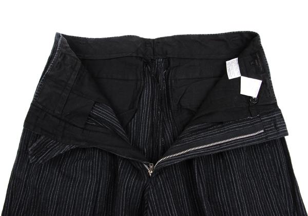COMME des GARCONS HOMME Cotton Stripe Pants Charcoal Size M