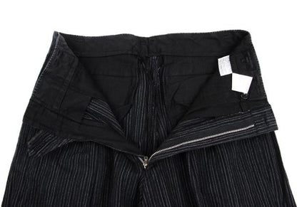 COMME des GARCONS HOMME Cotton Stripe Pants Charcoal Size M
