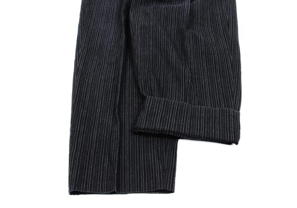 COMME des GARCONS HOMME Cotton Stripe Pants Charcoal Size M