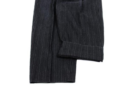 COMME des GARCONS HOMME Cotton Stripe Pants Charcoal Size M