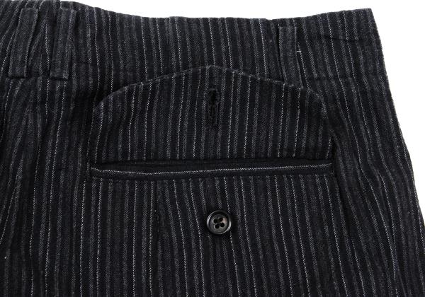 COMME des GARCONS HOMME Cotton Stripe Pants Charcoal Size M