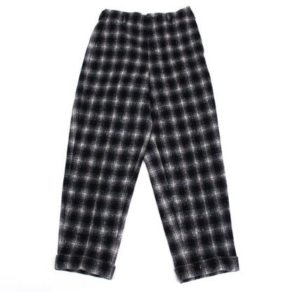 COMME des GARCONS HOMME Shadow Check Mixed Navy Gray Pants Size S