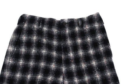 COMME des GARCONS HOMME Shadow Check Mixed Navy Gray Pants Size S