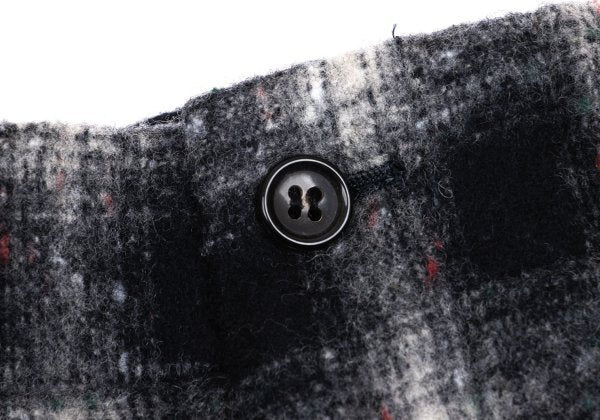 COMME des GARCONS HOMME Shadow Check Mixed Navy Gray Pants Size S