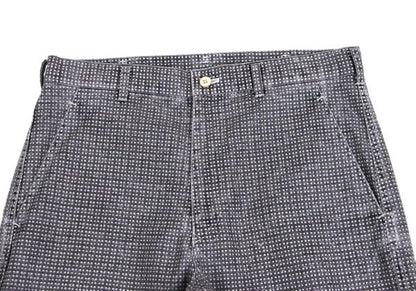 COMME des GARCONS HOMME Check Print Nylon Pants Gray Size S