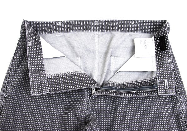 COMME des GARCONS HOMME Check Print Nylon Pants Gray Size S