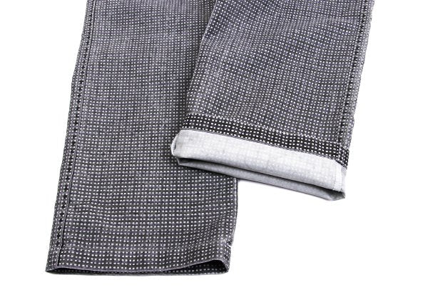 COMME des GARCONS HOMME Check Print Nylon Pants Gray Size S