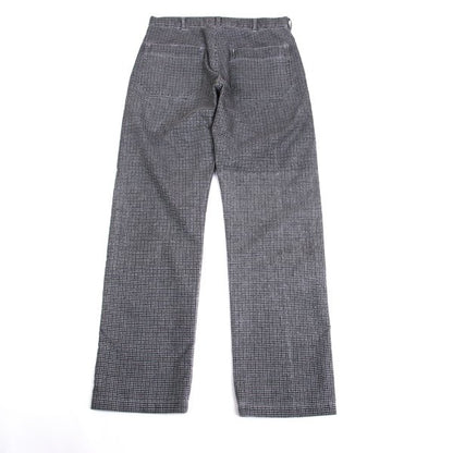 COMME des GARCONS HOMME Check Print Nylon Pants Gray Size S
