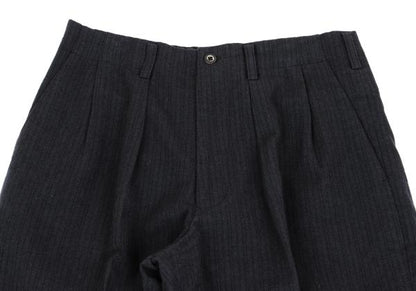 Y's for men Blended Shadow Stripe Pants Gray Size S