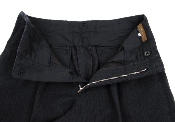 Y's for men Blended Shadow Stripe Pants Gray Size S