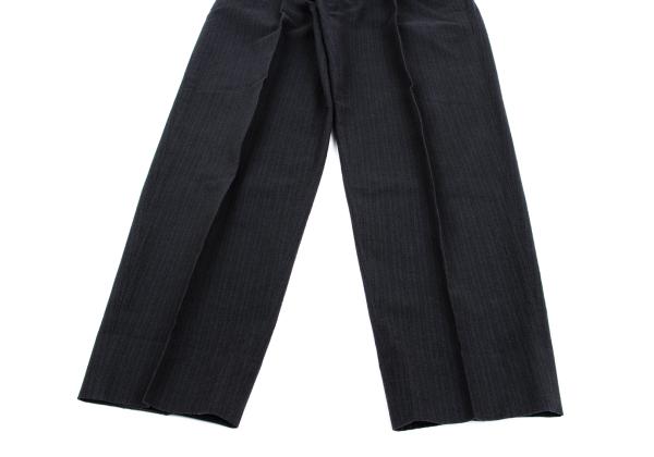 Y's for men Blended Shadow Stripe Pants Gray Size S